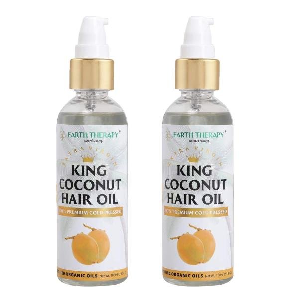 earth therapy set of 2 x 100ml king coconut oil all purpose hair and skin care for men women product images orvbcebgzpy p591146740 0 202202271046