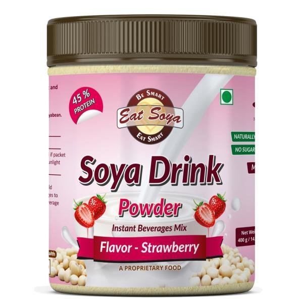 eat soya be smart eat smart instant soy drink powder 400g sugar free vegan non gmo 45 protein strawberry product images orvr9whviyv p591111202 0 202202260143