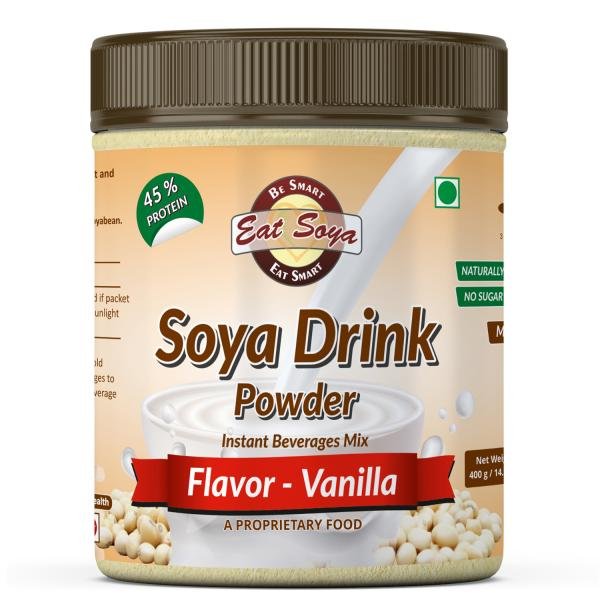 eat soya instant soy drink powder vanilla flavor 400g sugar free vegan non gmo 45 protein product images orv2injbcsi p591111149 0 202202260142