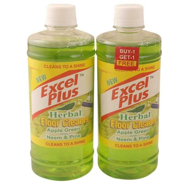 Excel Plus Herbal Apple Green with Neem & Pine Floor Cleaner 500 ml ( Buy 1 Get 1 Free)