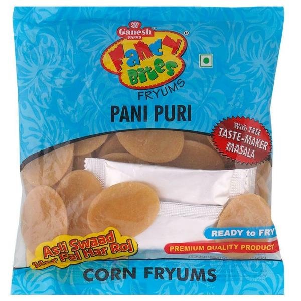 Fancy Bites Pani Puri Corn Fryums 150 g