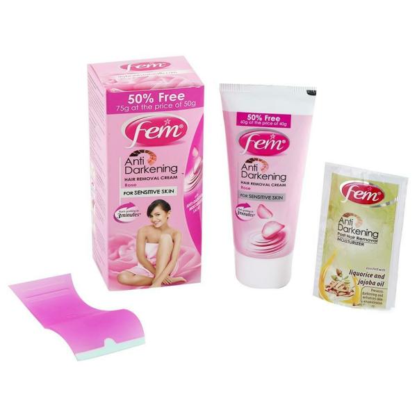 fem rose anti darkening hair removal cream for sensitive skin 75 g product images o491337600 p491337600 0 202203150234