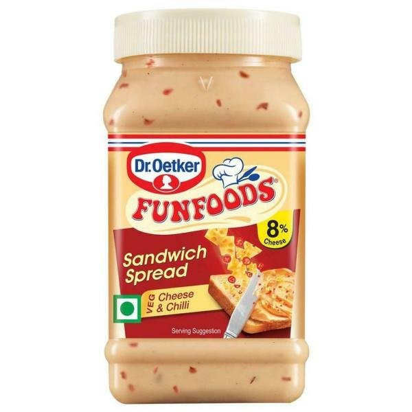 Funfoods Cheese & Chilli Eggless Sandwich Spread 250 g