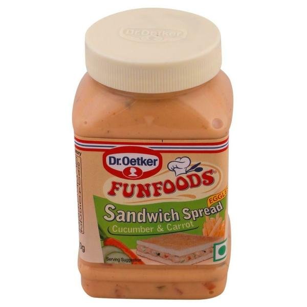 funfoods eggless cucumber carrot sandwich spread 300 g product images o490001974 p490001974 0 202203151013