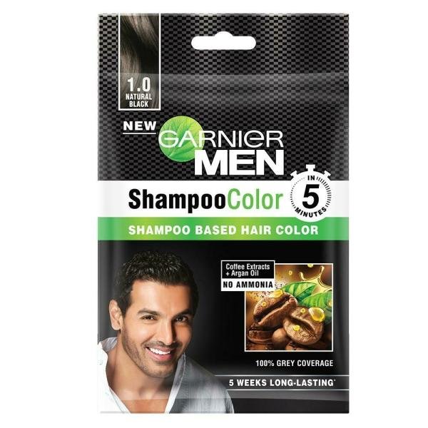 garnier men shampoo based hair color natural black 1 0 20 ml product images o491900052 p590122463 0 202204120705