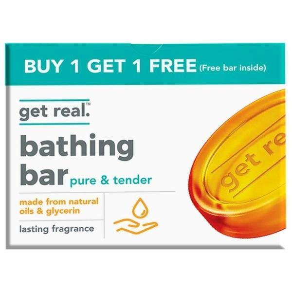get real pure tender glycerine bathing bar 125 g buy 1 get 1 free product images o491631772 p491631772 0 202203171025
