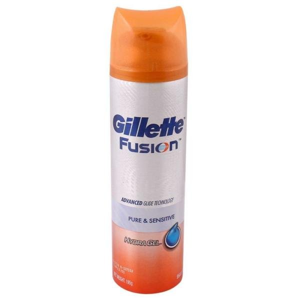 gillette fusion pure sensitive hydra shaving gel foam 195 g product images o490878010 p590105841 0 202203150831