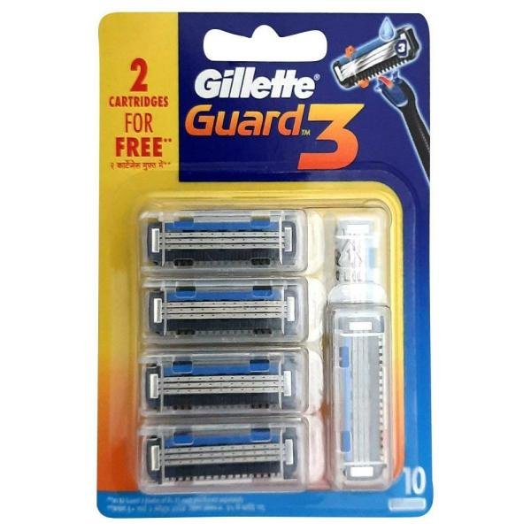 gillette guard 3 cartridges 10 pcs get 2 cartridges free product images o491694551 p590124689 0 202203171120