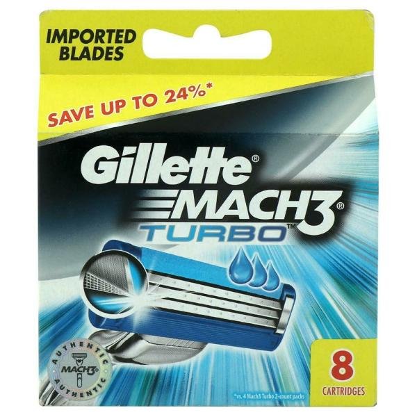 gillette mach3 turbo shaving cartridge 3 blades 8 pcs product images o490063717 p490063717 0 202203170757