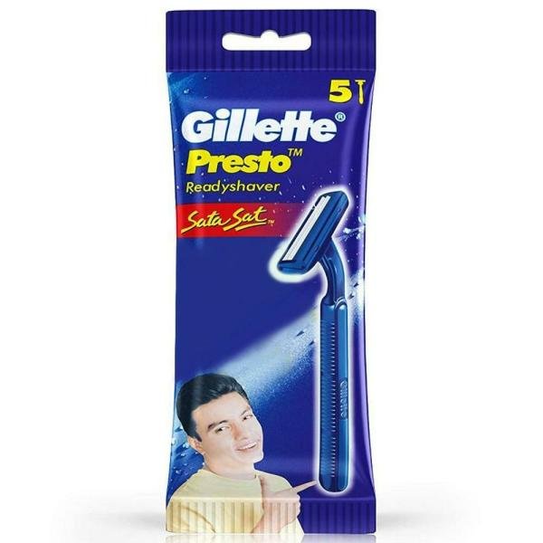 gillette presto readyshaver manual shaving razor 5 pcs product images o490016029 p490016029 0 202203151014