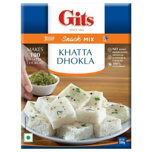 Gits Instant Khatta Dhokla Mix 500 g