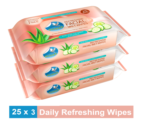 glider face wipes enriched with aloe vera cucumber vitamin e pack of 3 75 wipes product images orvyyxksokx p591077974 0 202202242319