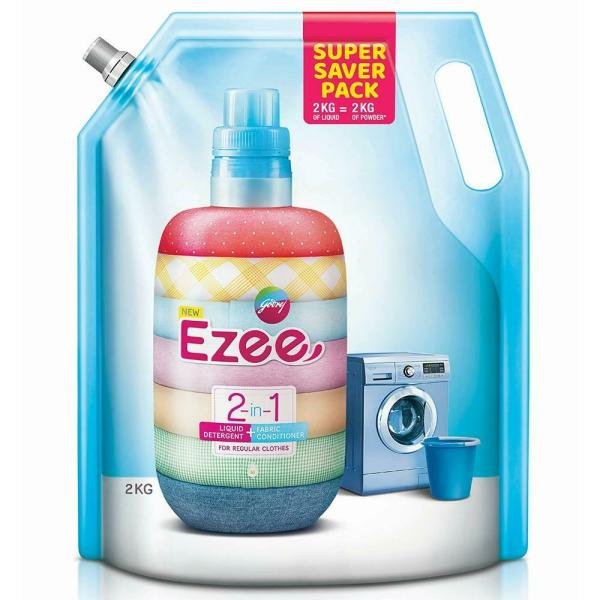 godrej ezee 2 in 1 liquid detergent fabric conditioners 2 kg product images o491899966 p590616755 0 202203170808