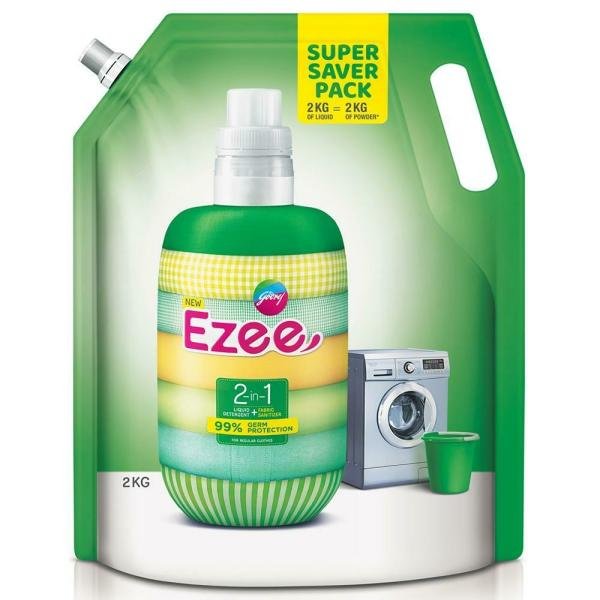 godrej ezee 2 in 1 liquid detergent fabric sanitizer 2 kg product images o491899969 p590616752 0 202203152039