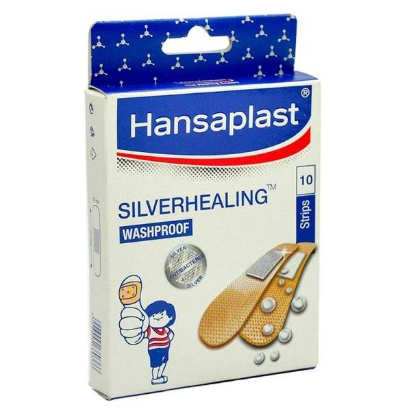 hansaplast silver healing washproof bandage 10 pcs product images o491089119 p590146622 0 202203170615