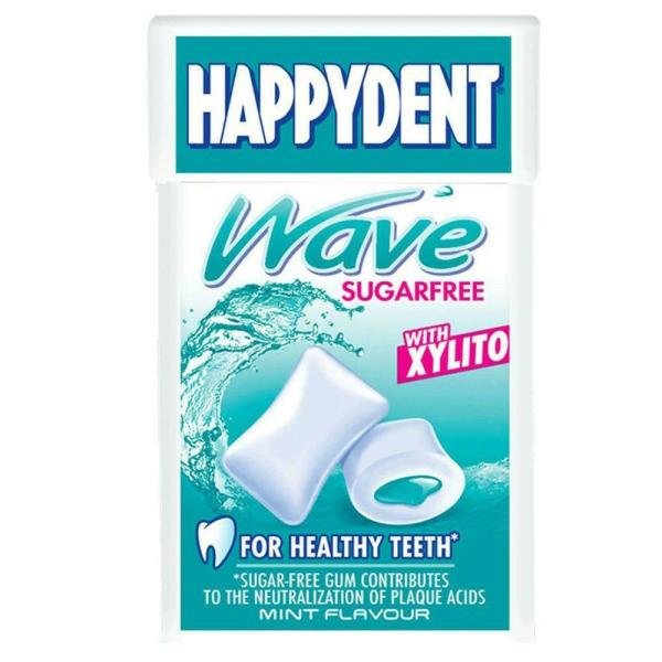 Happydent Wave Sugarfree Xylito Mint Flavoured Liquid Chewing Gum 17 g