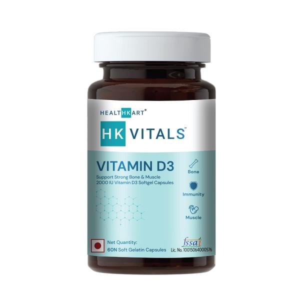 healthkart hk vitals vitamin d3 2000 iu for immunity muscle strength and prevention of chronic diseases 60 vitamin d3 capsules product images orv8oiqpguk p591124507 0 202202261140