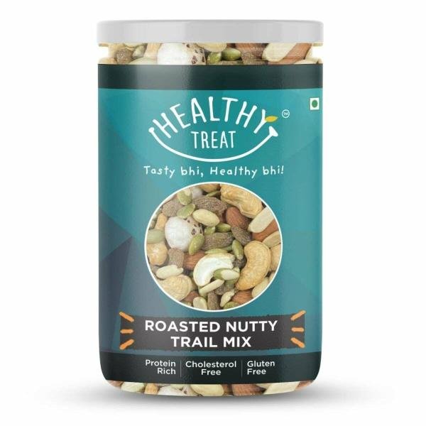 healthy treat roasted nutty trail mix 200 gm roasted cashew almond makahana peanuts raisins sunflower seed pumpkin seed protein rich snack for all product images orvxpyxofxs p591102728 0 202202251952