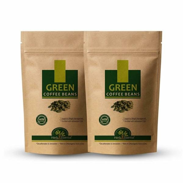 herb essential green coffee beans unroasted arabica coffee 100 g pack of 2 product images orvdhc2oint p590981389 0 202201040650