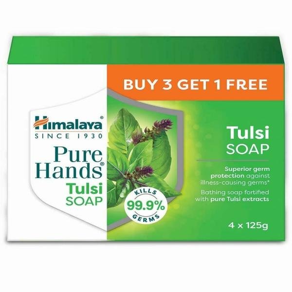 himalaya pure hands tulsi soap 125 g buy 3 get 1 free product images o491899964 p590087367 0 202203151526