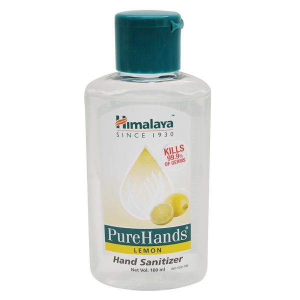 himalaya purehands lemon hand sanitizer 100 ml 0 20210128