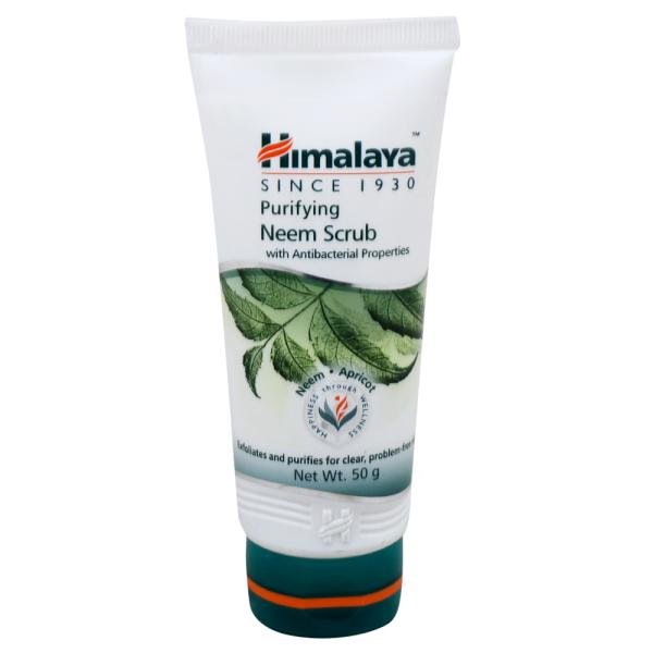 himalaya purifying neem scrub with antibacterial properties 50 g 0 20201015