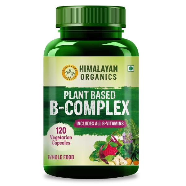 himalayan organics plant based b complex vitamins b12 b1 b2 b3 b5 b6 b9 and biotin for metabolism hair and energy 120 veg capsules product images orvxk7xcmxo p591130157 0 202203141733