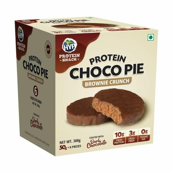 hyp brownie crunch protein choco pie 50 g pack of 6 product images orv7ulg4stj p591100047 0 202202251732