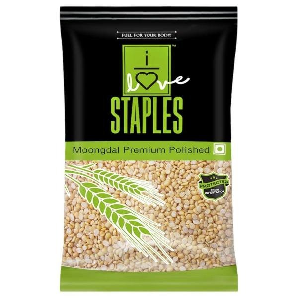 I Love Staples Premium Polished Moong Dal 1 kg