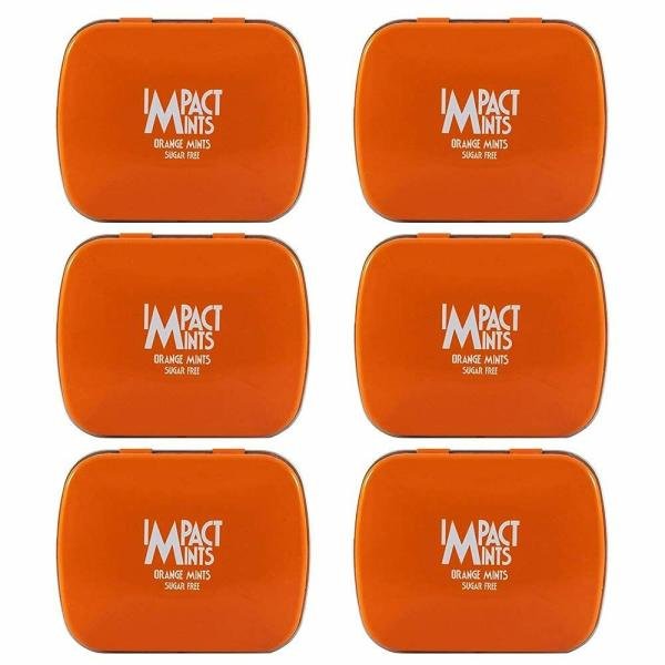 impact mints sugar free mints orange flavor pack of 6 14g each for everlasting pleasant breath product of germany pocket friendly mints in classic tin packaging product images orvrlaf4o5i p591168381 0 202202281958