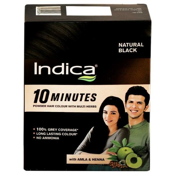 indica 10 minutes powder hair colour natural black 40 g product images o490003258 p590103051 0 202203150240