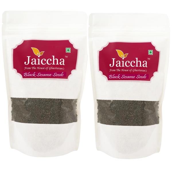 Jaiccha Black Sesame Seeds 200 g (Pack of 2)