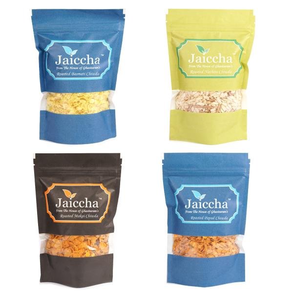 jaiccha namkeen snacks best of 4 chiwdas basmati makai papad and nachini chiwda pouches product images orvrbfmlu4f p591124930 0 202202261152