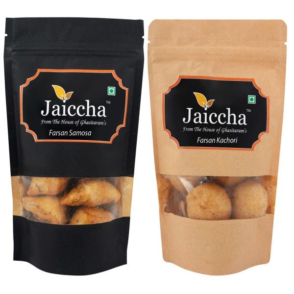 jaiccha namkeen snacks pack of 2 farsan samosa and farsan kachori 125 g product images orveupen0wk p591124878 0 202202261151