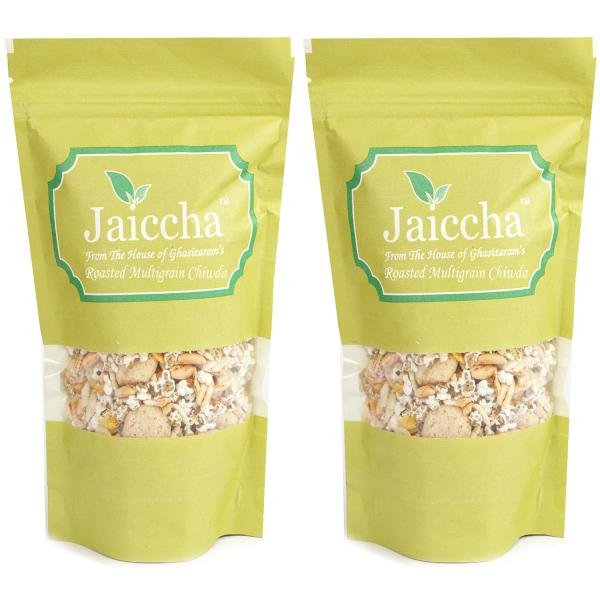 jaiccha namkeen snacks roasted multigrain chiwda 75 g green pouch pack of 2 product images orvjok0nsjq p591124163 0 202202261130