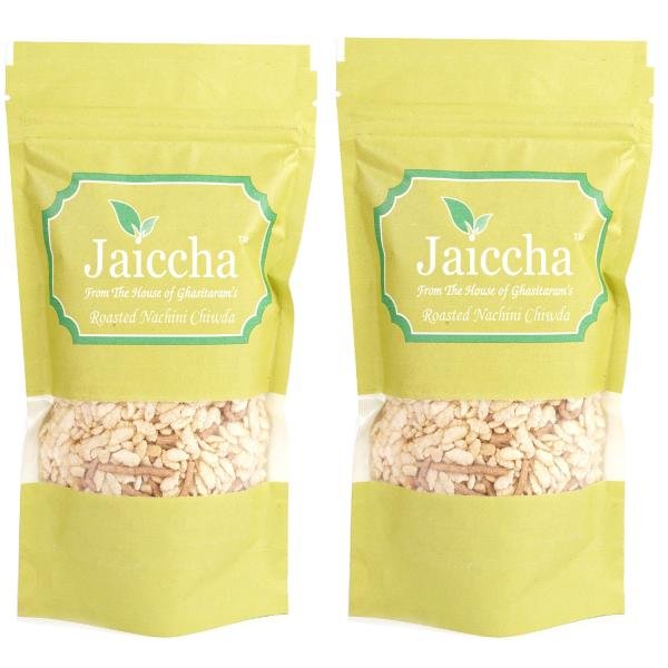 jaiccha namkeen snacks roasted nachini chiwda 100 g green pouch pack of 2 product images orv6rmdw9qd p591124476 0 202202261139