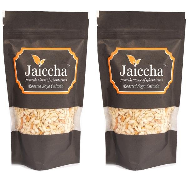 jaiccha namkeen snacks roasted soya chiwda 100 g black pouch pack of 2 product images orvrouoez9i p591124229 0 202202261132