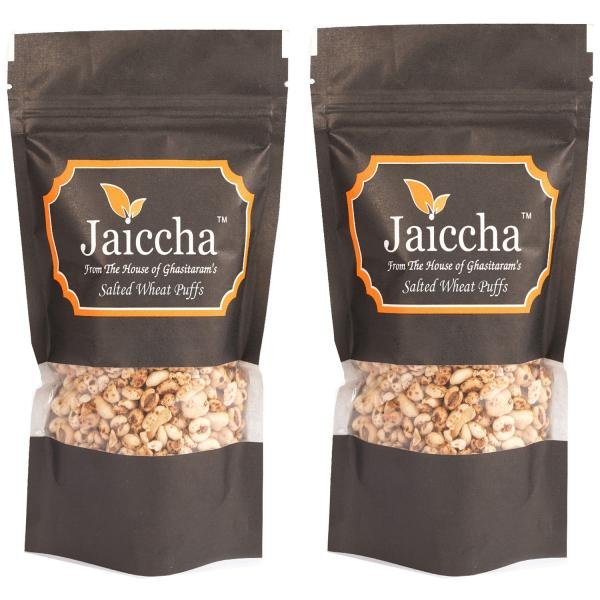 jaiccha namkeen snacks salted wheat puffs 50 g black pouch pack of 2 product images orvoogvgxjg p591124934 0 202202261152