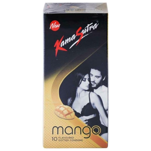 KamaSutra Mango Flavoured Condoms 10 pcs