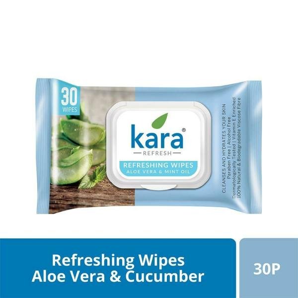 kara aloe vera mint oil refreshing wipes 30 pcs product images o491971879 p590306809 0 202203170208