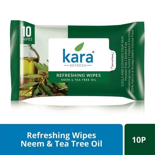 kara neem tea tree oil refreshing wipes 10 pcs product images o491971885 p590306813 0 202203170440