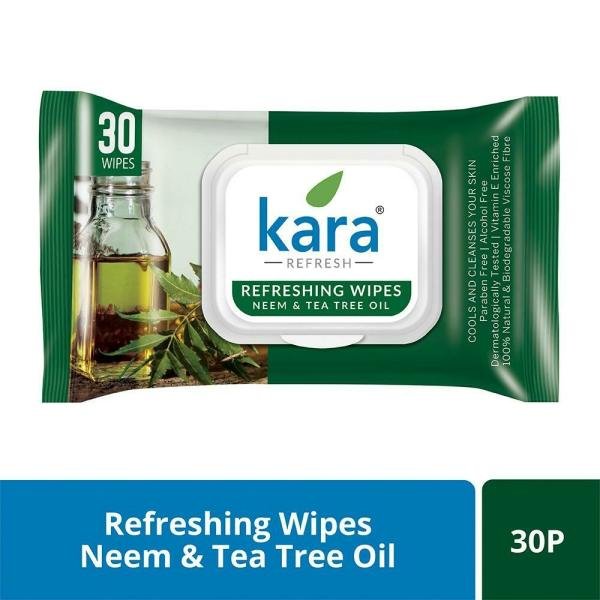 kara neem tea tree oil refreshing wipes 30 pcs product images o491971881 p590306810 0 202203170214