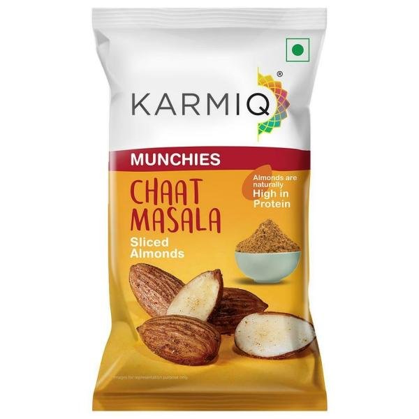 Karmiq Chaat Masala Sliced Almonds Munchies 18 g