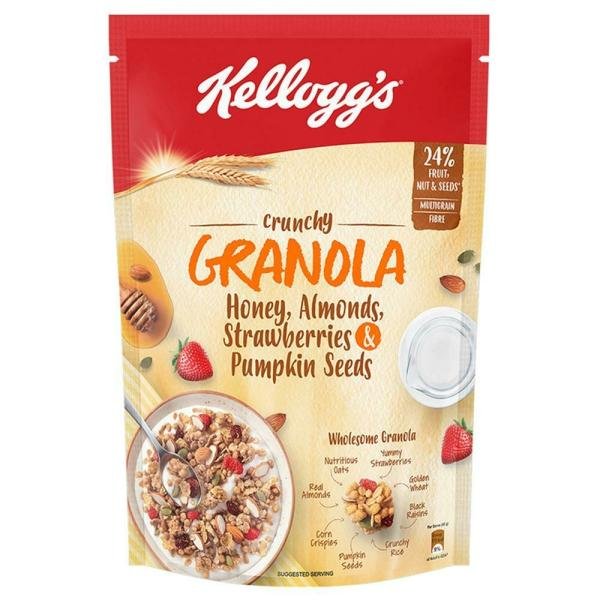 kellogg s crunchy granola with honey almonds strawberries pumpkin seeds 450 g product images o491695256 p590041331 0 202203170637