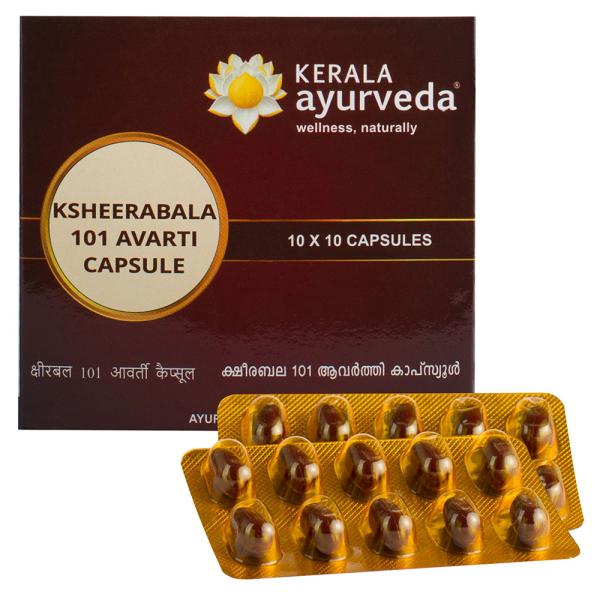 kerala ayurveda ksheerabala 101 avarti capsule 10 nos pack of 10 0 20220428