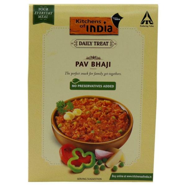 kitchens of india ready to eat pav bhaji 285 g product images o490003825 p490003825 0 202203170845