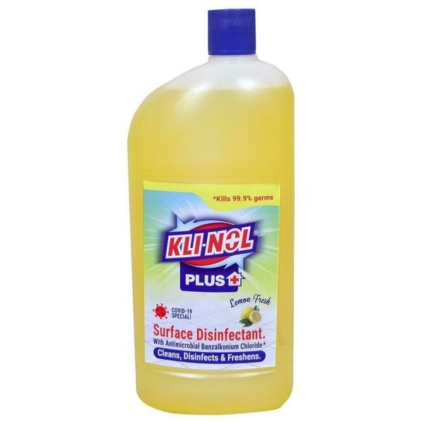 Kli-Nol Plus Lemon Fresh Disinfectant Surface Cleaner 1 L