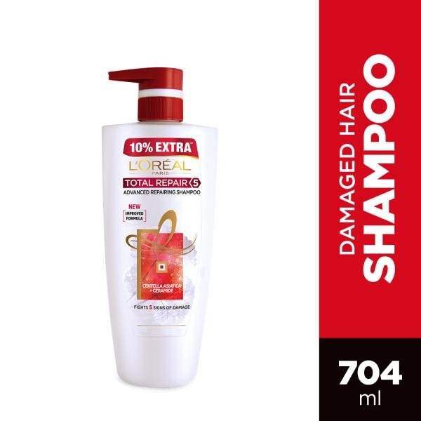 l oreal paris total repair 5 advanced repairing shampoo 640 ml with extra 10 0 20210412