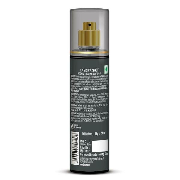 Layer'r Shot Iconic Fragrant Body Spray 50 ml