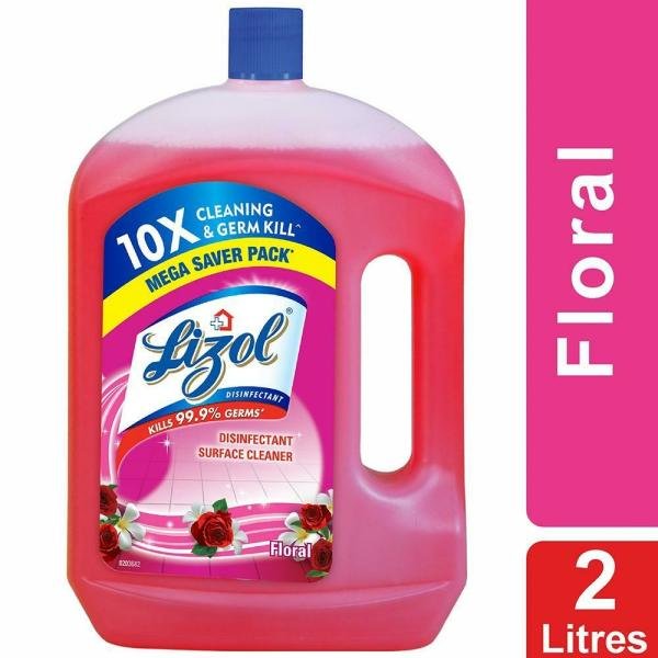 lizol floral disinfectant surface cleaner 2 l product images o490555465 p490555465 0 202203151913